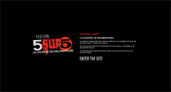 Desktop Screenshot of festival5sur5.be